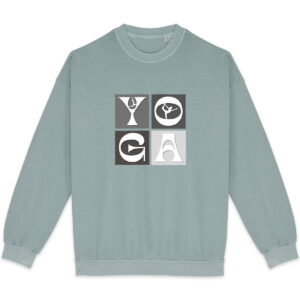 MYB Sweater groen - YOGA grijs